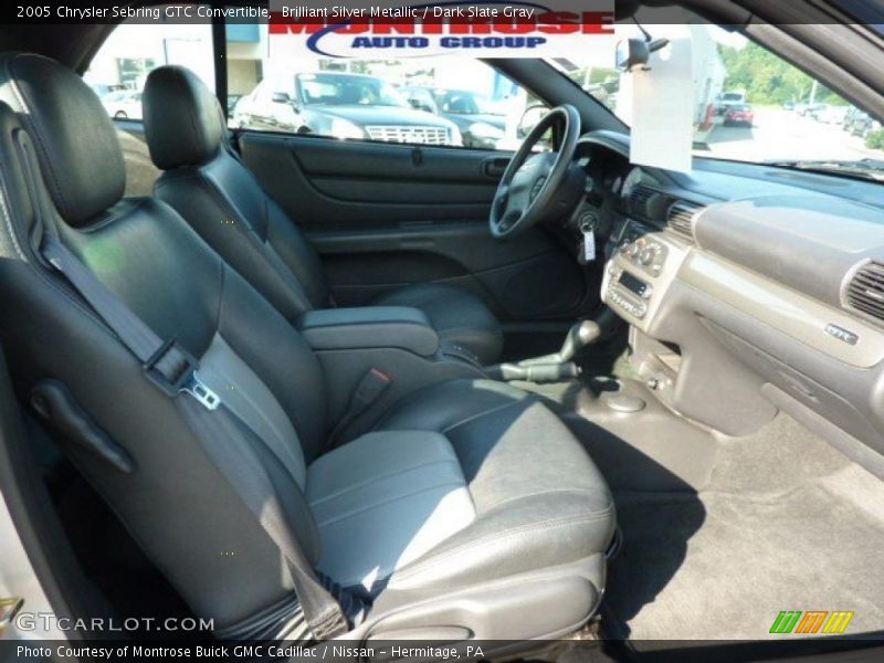 Brilliant Silver Metallic / Dark Slate Gray 2005 Chrysler Sebring GTC Convertible