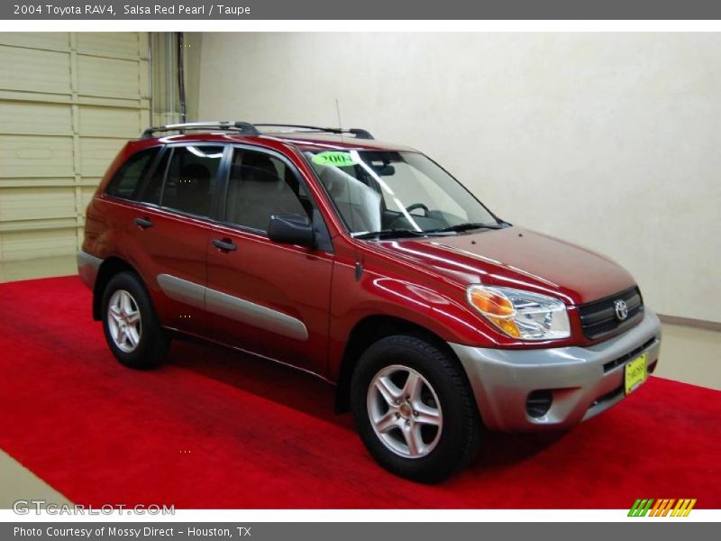 Salsa Red Pearl / Taupe 2004 Toyota RAV4