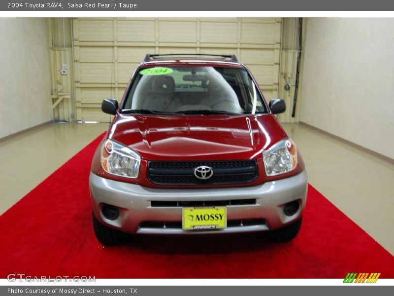 Salsa Red Pearl / Taupe 2004 Toyota RAV4
