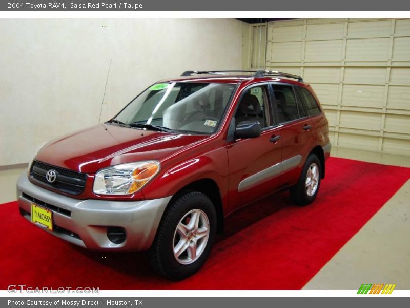 Salsa Red Pearl / Taupe 2004 Toyota RAV4