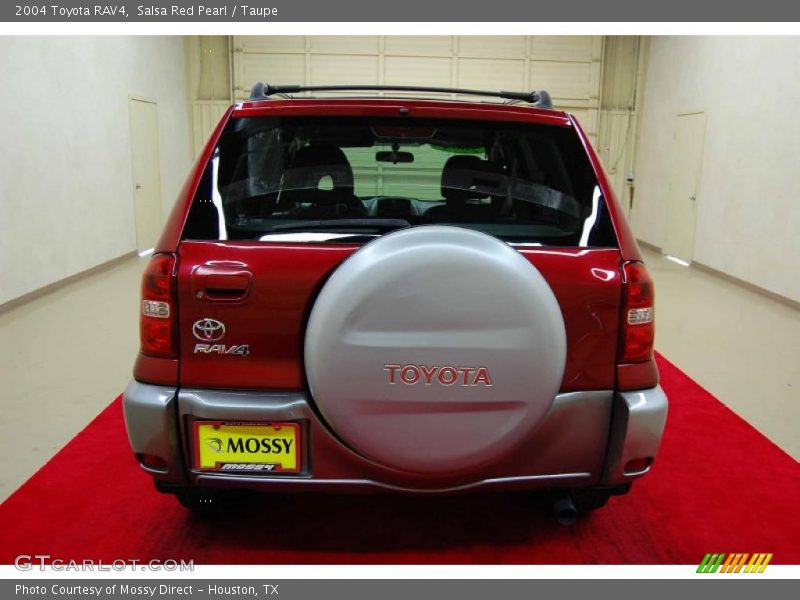 Salsa Red Pearl / Taupe 2004 Toyota RAV4