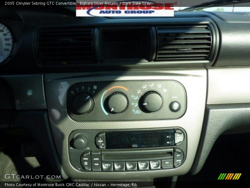 Brilliant Silver Metallic / Dark Slate Gray 2005 Chrysler Sebring GTC Convertible