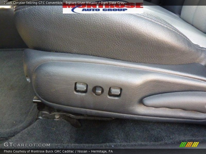 Brilliant Silver Metallic / Dark Slate Gray 2005 Chrysler Sebring GTC Convertible