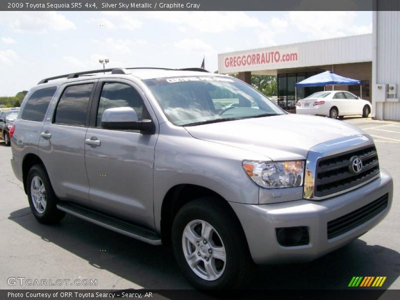 Silver Sky Metallic / Graphite Gray 2009 Toyota Sequoia SR5 4x4