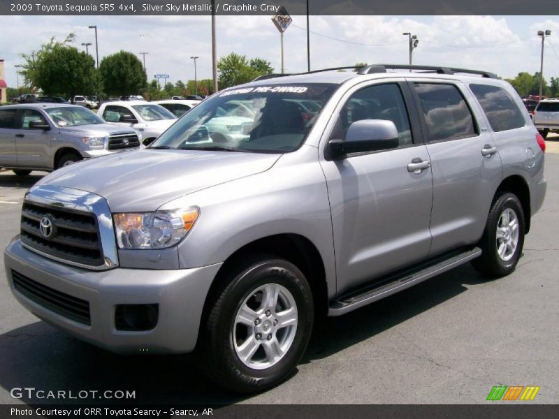 Silver Sky Metallic / Graphite Gray 2009 Toyota Sequoia SR5 4x4