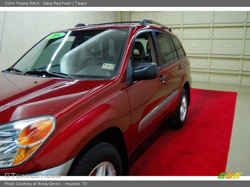 Salsa Red Pearl / Taupe 2004 Toyota RAV4