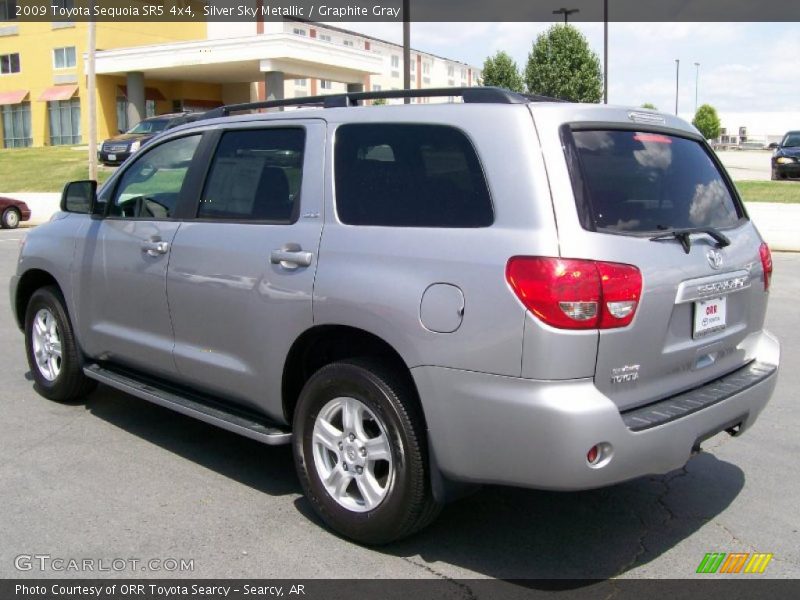 Silver Sky Metallic / Graphite Gray 2009 Toyota Sequoia SR5 4x4