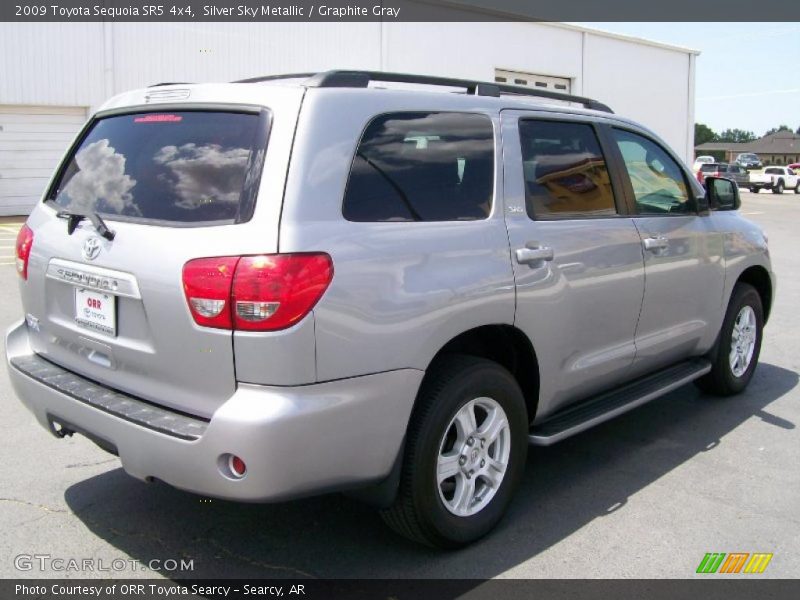 Silver Sky Metallic / Graphite Gray 2009 Toyota Sequoia SR5 4x4