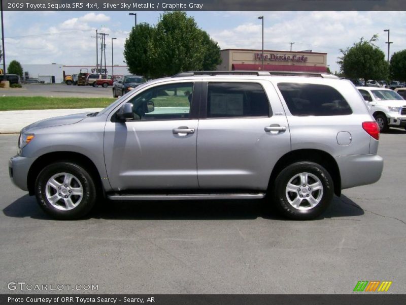 Silver Sky Metallic / Graphite Gray 2009 Toyota Sequoia SR5 4x4
