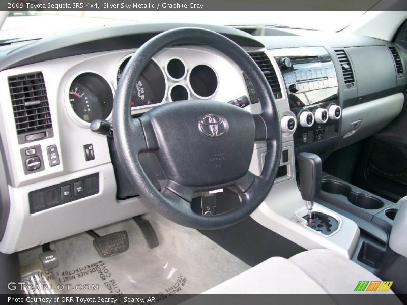 Silver Sky Metallic / Graphite Gray 2009 Toyota Sequoia SR5 4x4
