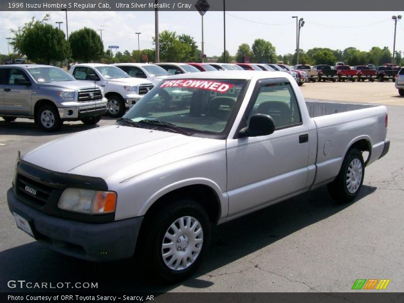Ultra Silver Metallic / Gray 1996 Isuzu Hombre S Regular Cab