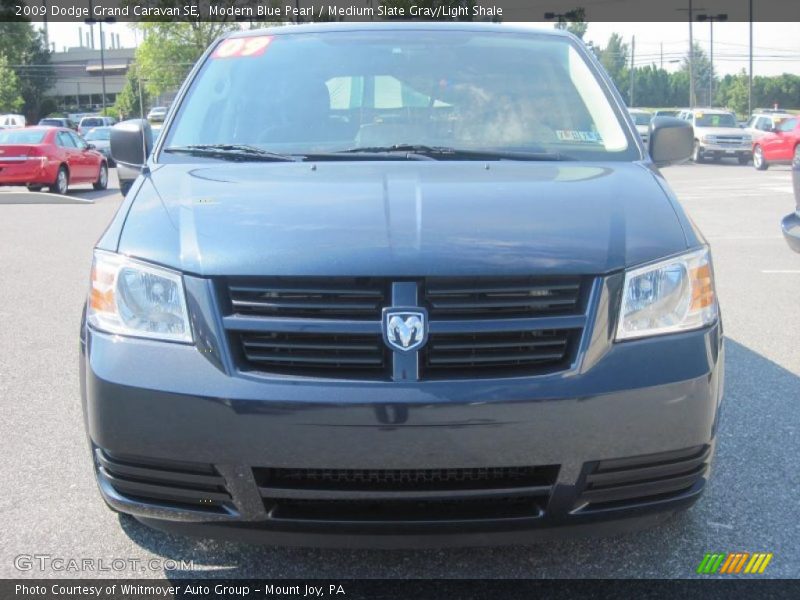 Modern Blue Pearl / Medium Slate Gray/Light Shale 2009 Dodge Grand Caravan SE