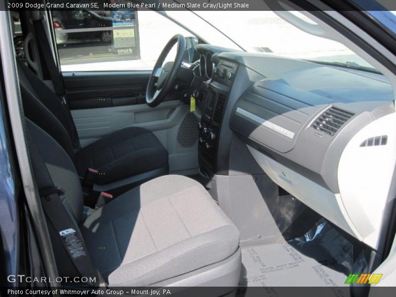 Modern Blue Pearl / Medium Slate Gray/Light Shale 2009 Dodge Grand Caravan SE