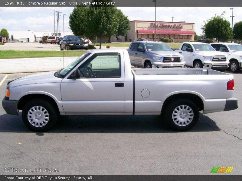Ultra Silver Metallic / Gray 1996 Isuzu Hombre S Regular Cab