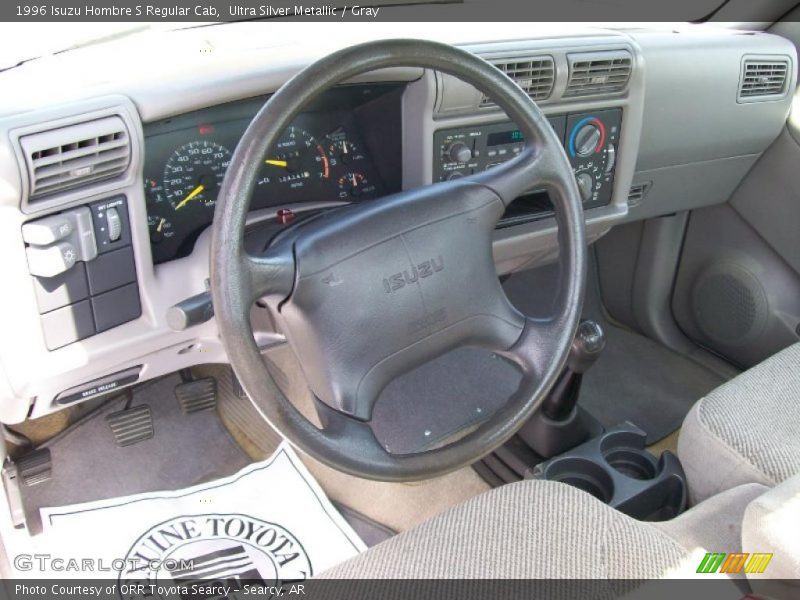 Ultra Silver Metallic / Gray 1996 Isuzu Hombre S Regular Cab