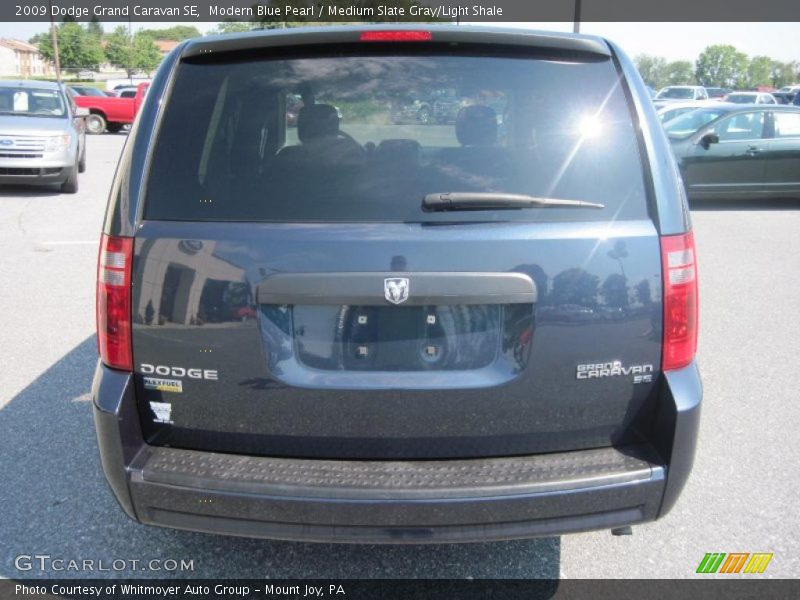 Modern Blue Pearl / Medium Slate Gray/Light Shale 2009 Dodge Grand Caravan SE