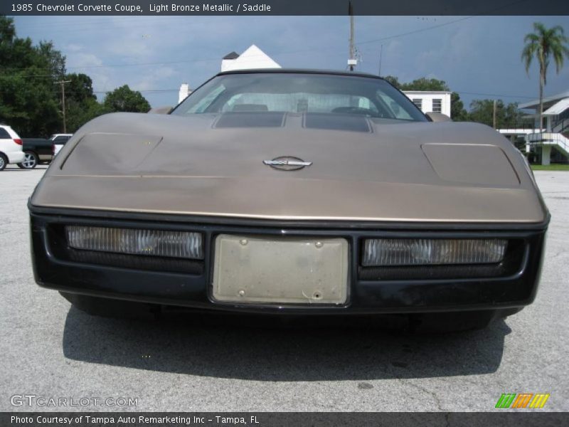 Light Bronze Metallic / Saddle 1985 Chevrolet Corvette Coupe