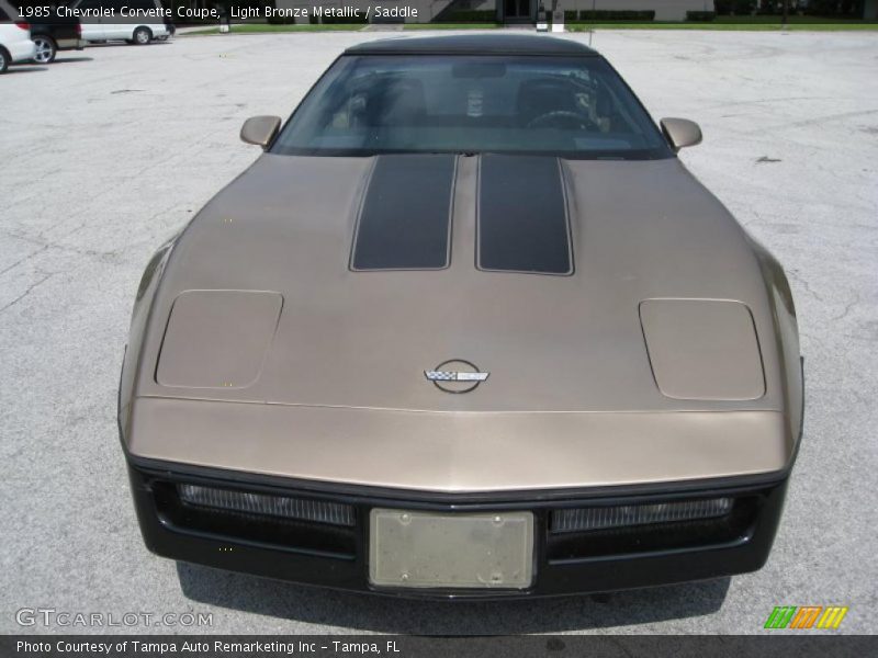 Light Bronze Metallic / Saddle 1985 Chevrolet Corvette Coupe