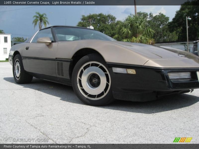 Light Bronze Metallic / Saddle 1985 Chevrolet Corvette Coupe