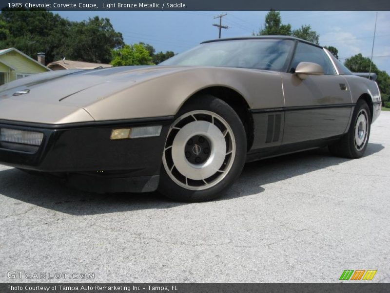 Light Bronze Metallic / Saddle 1985 Chevrolet Corvette Coupe
