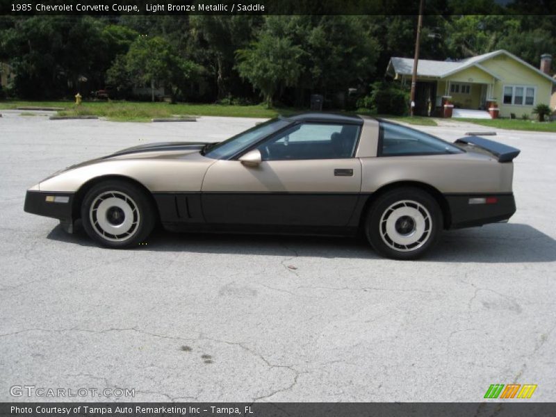 Light Bronze Metallic / Saddle 1985 Chevrolet Corvette Coupe
