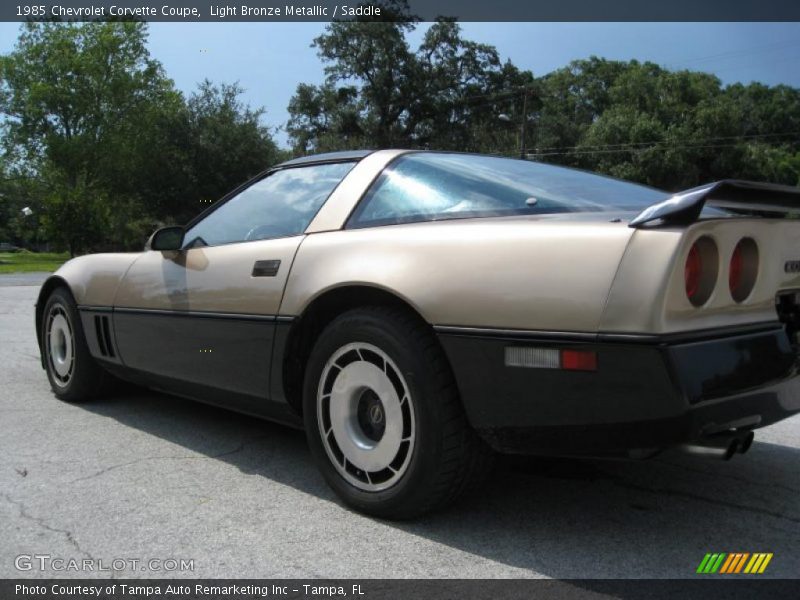 Light Bronze Metallic / Saddle 1985 Chevrolet Corvette Coupe