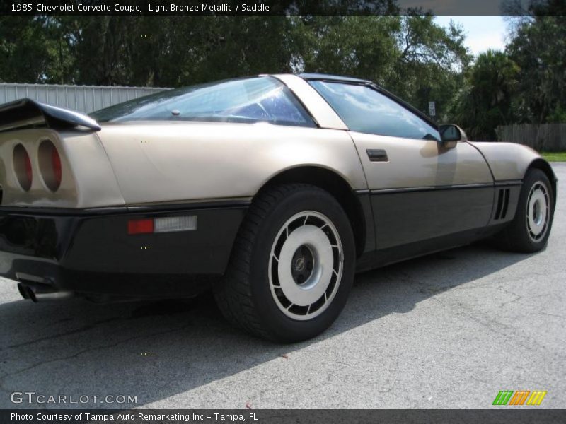 Light Bronze Metallic / Saddle 1985 Chevrolet Corvette Coupe