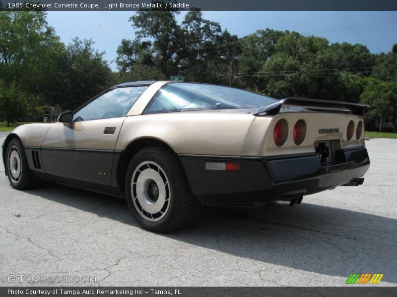 Light Bronze Metallic / Saddle 1985 Chevrolet Corvette Coupe