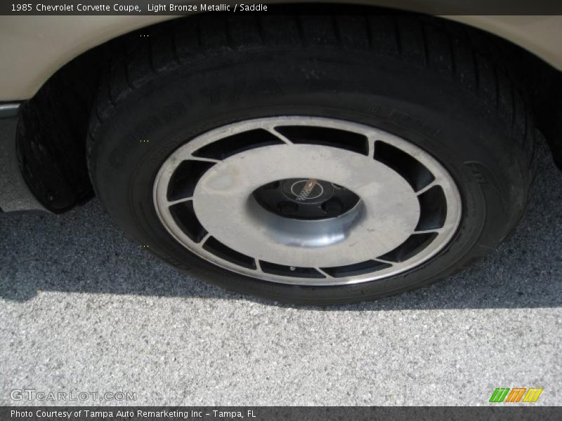 Light Bronze Metallic / Saddle 1985 Chevrolet Corvette Coupe