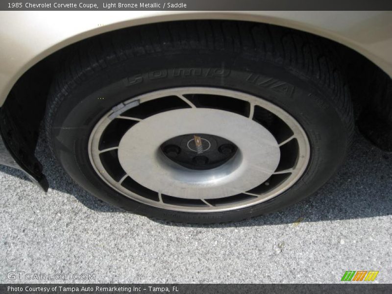 Light Bronze Metallic / Saddle 1985 Chevrolet Corvette Coupe