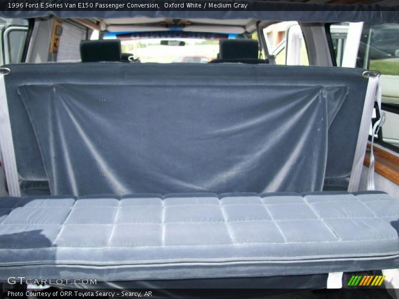 Oxford White / Medium Gray 1996 Ford E Series Van E150 Passenger Conversion