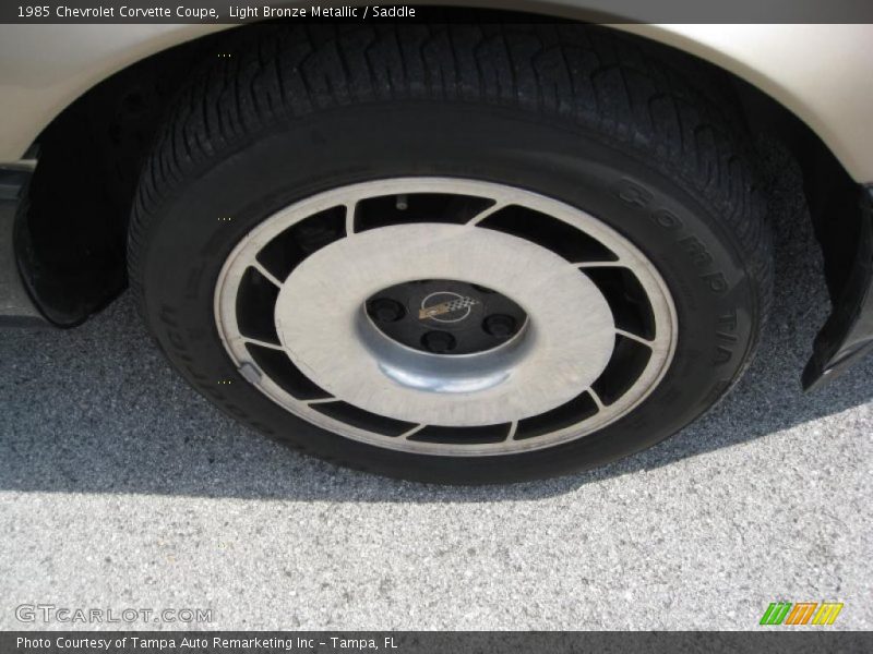 Light Bronze Metallic / Saddle 1985 Chevrolet Corvette Coupe
