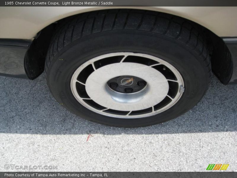 Light Bronze Metallic / Saddle 1985 Chevrolet Corvette Coupe