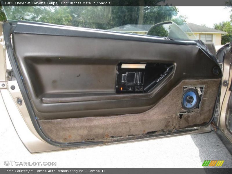 Light Bronze Metallic / Saddle 1985 Chevrolet Corvette Coupe