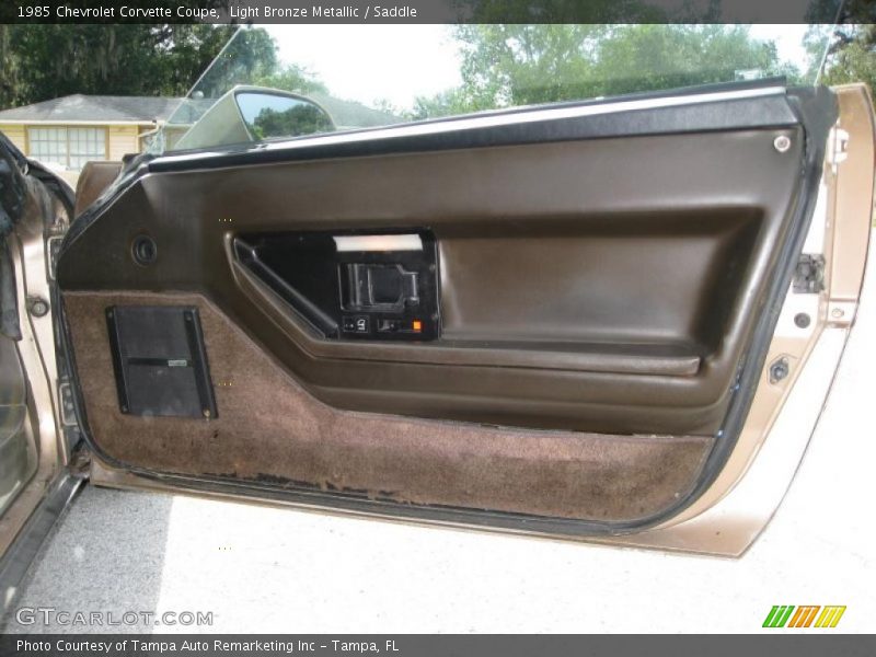Light Bronze Metallic / Saddle 1985 Chevrolet Corvette Coupe