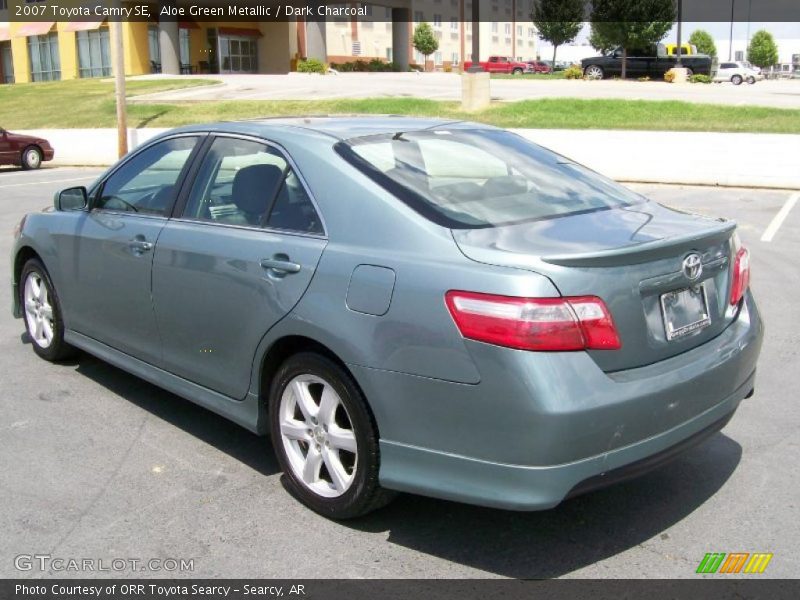 Aloe Green Metallic / Dark Charcoal 2007 Toyota Camry SE