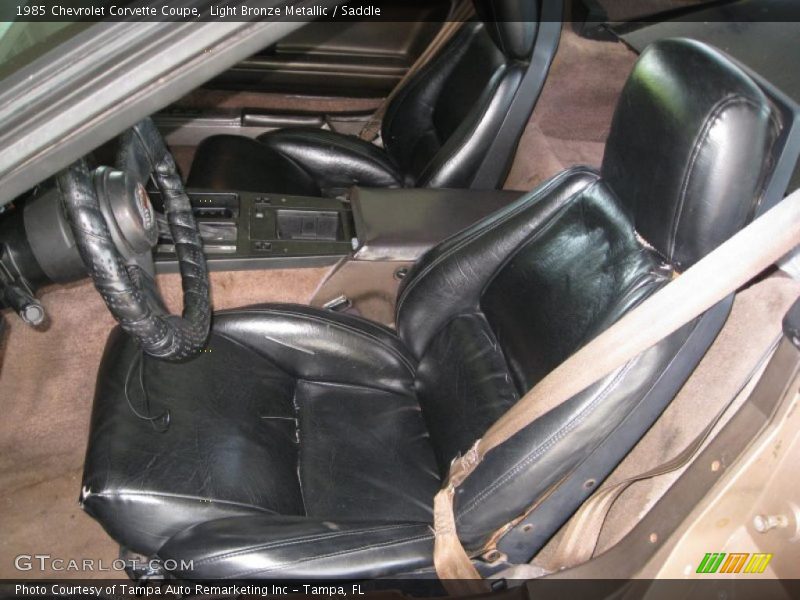 Light Bronze Metallic / Saddle 1985 Chevrolet Corvette Coupe