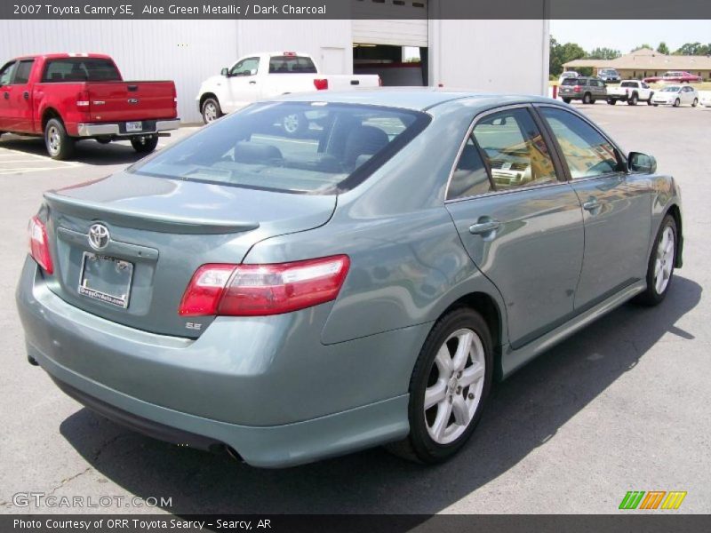 Aloe Green Metallic / Dark Charcoal 2007 Toyota Camry SE