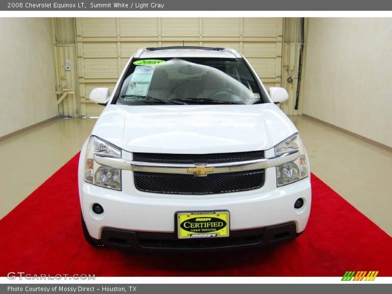 Summit White / Light Gray 2008 Chevrolet Equinox LT