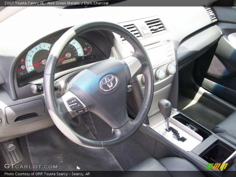 Aloe Green Metallic / Dark Charcoal 2007 Toyota Camry SE