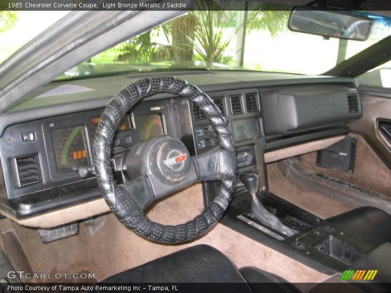 Light Bronze Metallic / Saddle 1985 Chevrolet Corvette Coupe