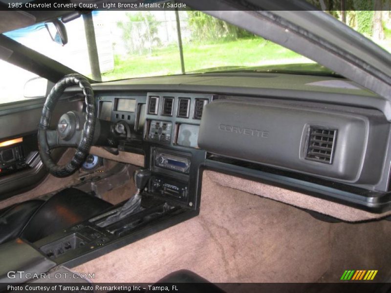 Light Bronze Metallic / Saddle 1985 Chevrolet Corvette Coupe