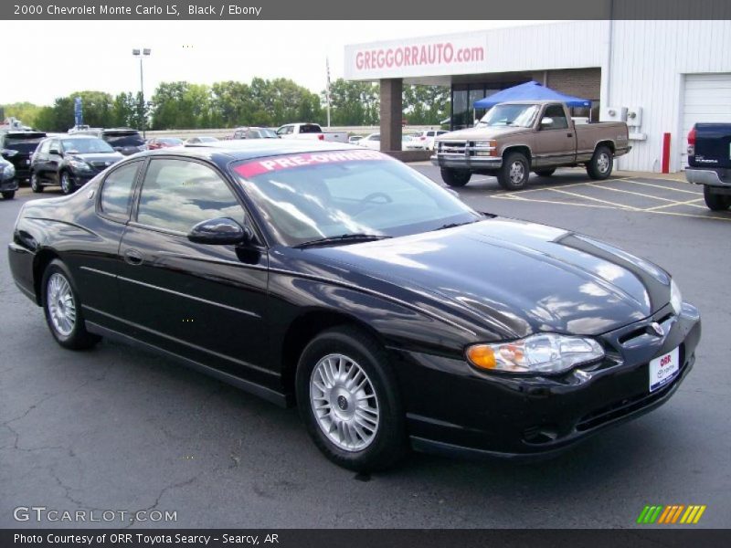 Black / Ebony 2000 Chevrolet Monte Carlo LS