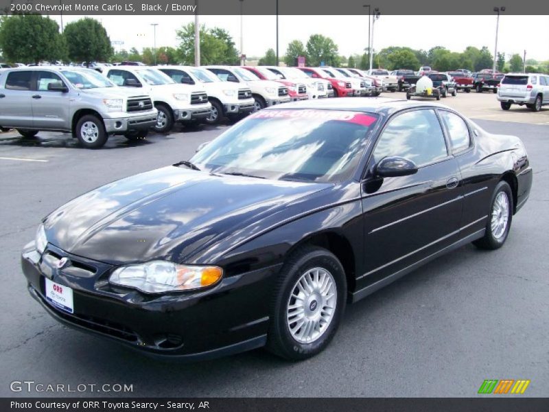 Black / Ebony 2000 Chevrolet Monte Carlo LS