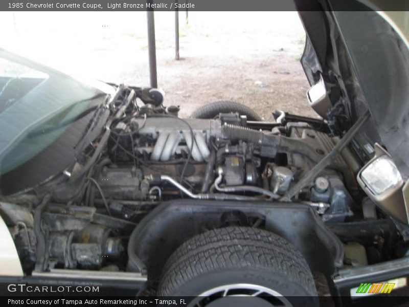 Light Bronze Metallic / Saddle 1985 Chevrolet Corvette Coupe