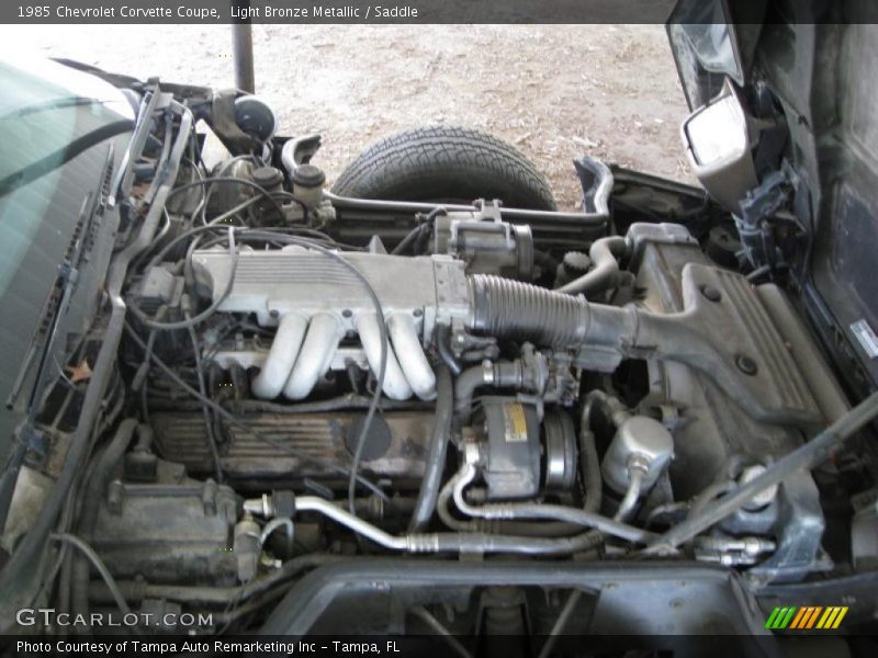 Light Bronze Metallic / Saddle 1985 Chevrolet Corvette Coupe
