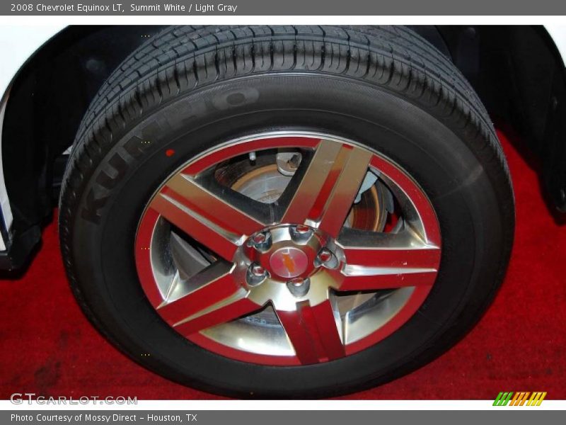 Summit White / Light Gray 2008 Chevrolet Equinox LT