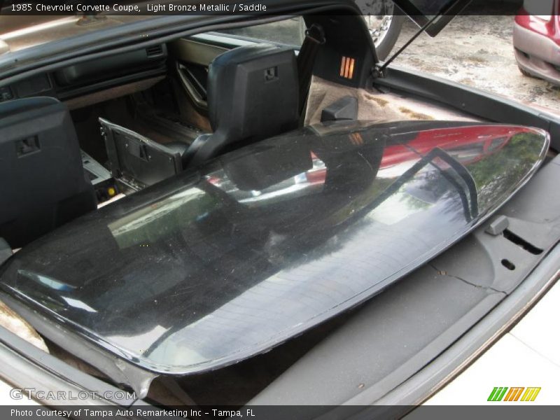 Light Bronze Metallic / Saddle 1985 Chevrolet Corvette Coupe