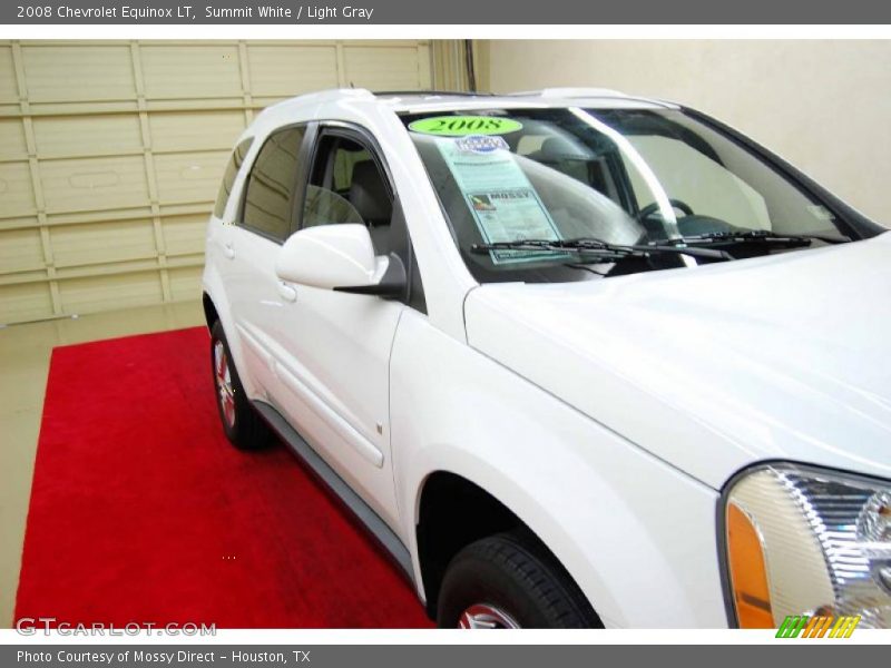 Summit White / Light Gray 2008 Chevrolet Equinox LT