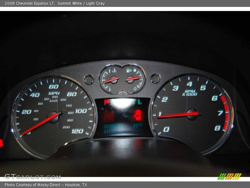 Summit White / Light Gray 2008 Chevrolet Equinox LT